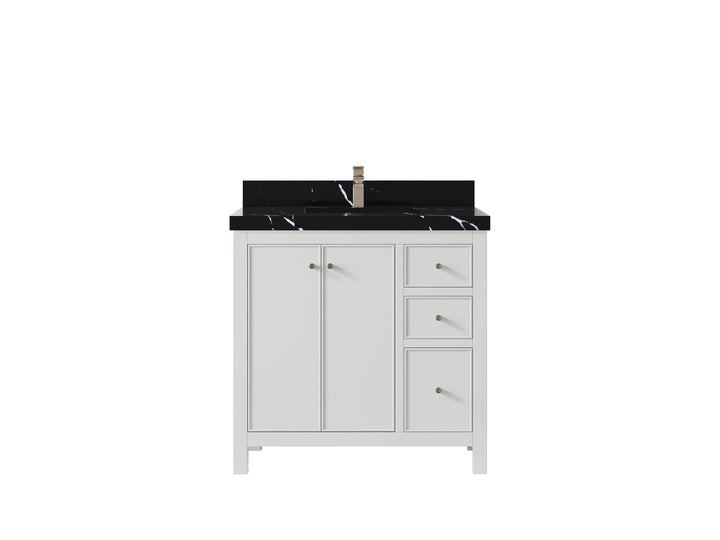 Chicago 36 in. W x 22 in. D Center Sink Bathroom Vanity - photo 9