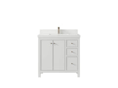 Chicago 36 in. W x 22 in. D Center Sink Bathroom Vanity - photo 45
