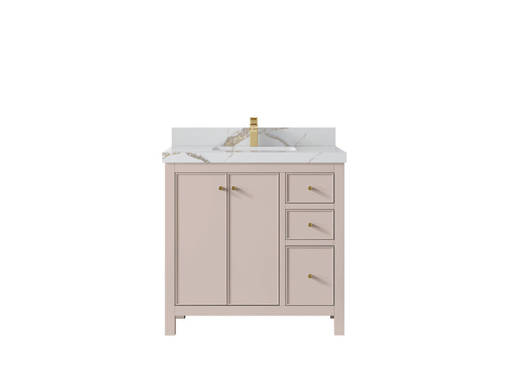 Chicago 36 in. W x 22 in. D Center Sink Bathroom Vanity - photo 15