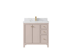 Chicago 36 in. W x 22 in. D Center Sink Bathroom Vanity - photo 23