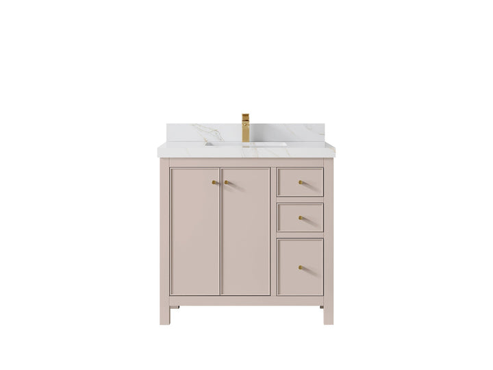 Chicago 36 in. W x 22 in. D Center Sink Bathroom Vanity - photo 23