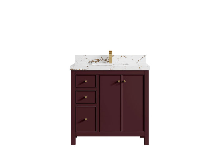 Chicago 36 in. W x 22 in. D Center Sink Bathroom Vanity - photo 19