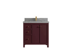 Chicago 36 in. W x 22 in. D Center Sink Bathroom Vanity - photo 17