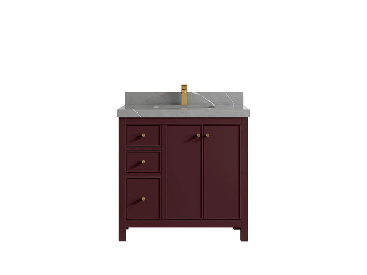 Chicago 36 in. W x 22 in. D Center Sink Bathroom Vanity - photo 17