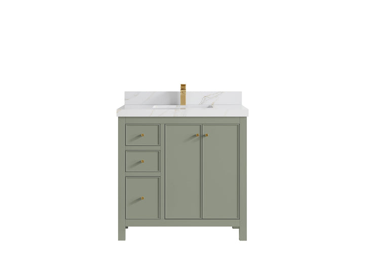 Chicago 36 in. W x 22 in. D Center Sink Bathroom Vanity - photo 21