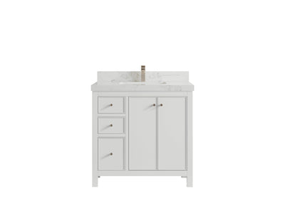 Chicago 36 in. W x 22 in. D Center Sink Bathroom Vanity - Willow Bath and Vanity