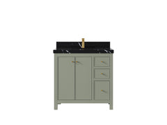 Chicago 36 in. W x 22 in. D Center Sink Bathroom Vanity - photo 9