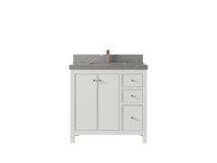 Chicago 36 in. W x 22 in. D Center Sink Bathroom Vanity - photo 31