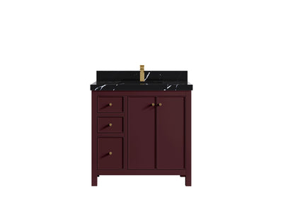 Chicago 36 in. W x 22 in. D Center Sink Bathroom Vanity - Willow Bath and Vanity