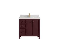Chicago 36 in. W x 22 in. D Center Sink Bathroom Vanity - photo 43