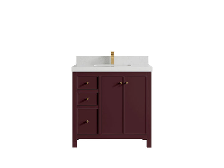 Chicago 36 in. W x 22 in. D Center Sink Bathroom Vanity - photo 43
