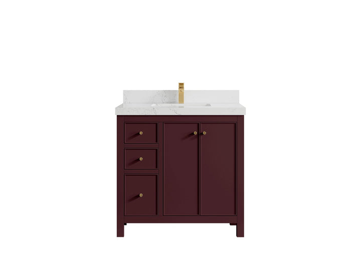 Chicago 36 in. W x 22 in. D Center Sink Bathroom Vanity - photo 13