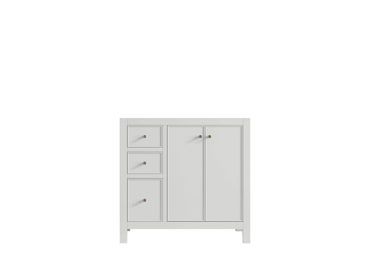 Chicago 36 in. W x 22 in. D Center Sink Bathroom Vanity - Willow Bath and Vanity