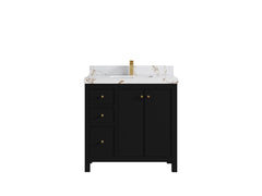 Chicago 36 in. W x 22 in. D Center Sink Bathroom Vanity - photo 37