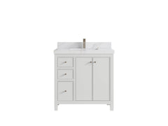 Chicago 36 in. W x 22 in. D Center Sink Bathroom Vanity - photo 21