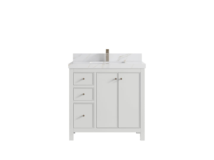 Chicago 36 in. W x 22 in. D Center Sink Bathroom Vanity - photo 21