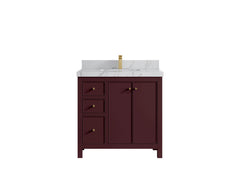 Chicago 36 in. W x 22 in. D Center Sink Bathroom Vanity - photo 25