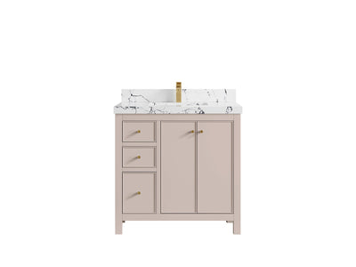 Chicago 36 in. W x 22 in. D Center Sink Bathroom Vanity - Willow Bath and Vanity