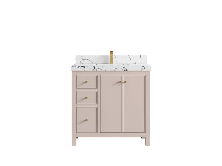 Chicago 36 in. W x 22 in. D Center Sink Bathroom Vanity - photo 41