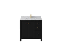 Chicago 36 in. W x 22 in. D Center Sink Bathroom Vanity - photo 43
