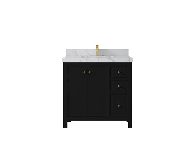 Chicago 36 in. W x 22 in. D Center Sink Bathroom Vanity - Willow Bath and Vanity
