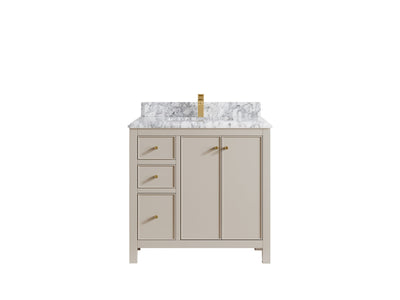 Chicago 36 in. W x 22 in. D Center Sink Bathroom Vanity - Willow Bath and Vanity