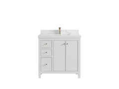 Chicago 36 in. W x 22 in. D Center Sink Bathroom Vanity - photo 17