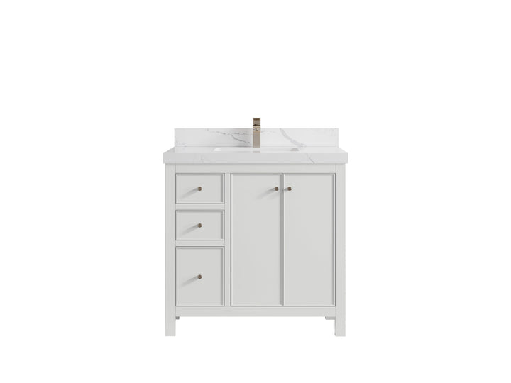 Chicago 36 in. W x 22 in. D Center Sink Bathroom Vanity - photo 17