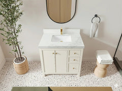 Chicago 36 in. W x 22 in. D Center Sink Bathroom Vanity - photo 3