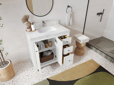 Chicago 36 in. W x 22 in. D Center Sink Bathroom Vanity - Willow Bath and Vanity