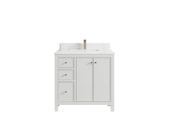 Chicago 36 in. W x 22 in. D Center Sink Bathroom Vanity - photo 27