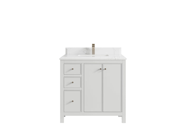 Chicago 36 in. W x 22 in. D Center Sink Bathroom Vanity - photo 27