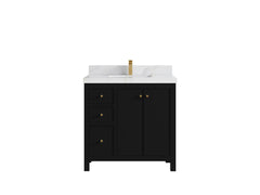 Chicago 36 in. W x 22 in. D Center Sink Bathroom Vanity - photo 21