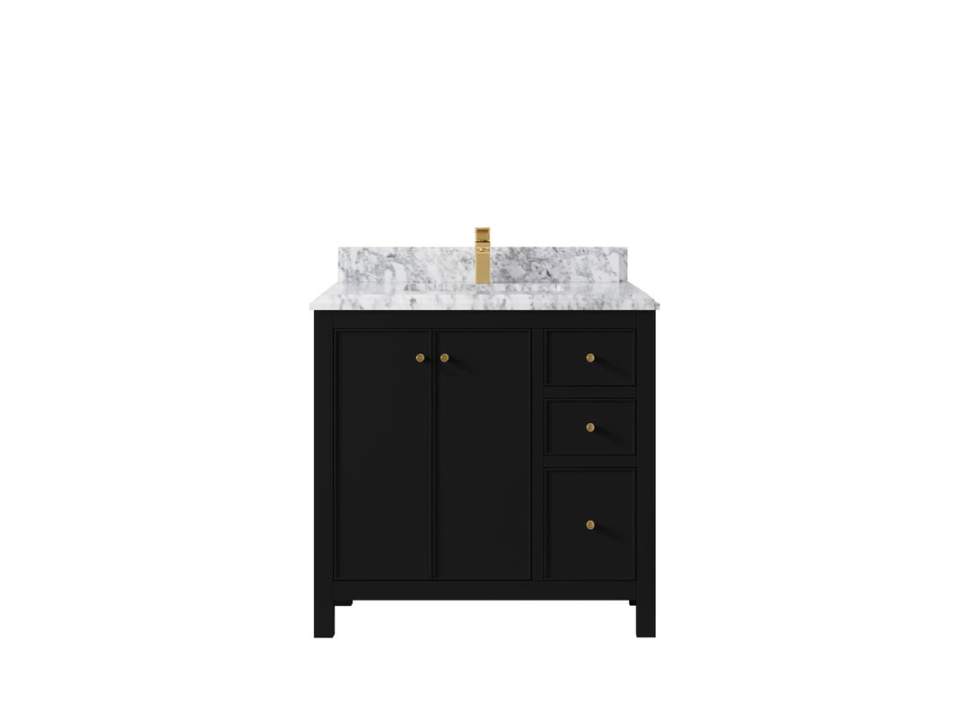 Chicago 36 in. W x 22 in. D Center Sink Bathroom Vanity - Willow Bath and Vanity