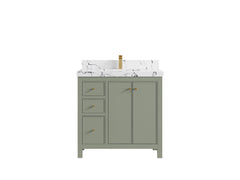 Chicago 36 in. W x 22 in. D Center Sink Bathroom Vanity - photo 39