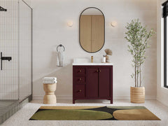 Chicago 36 in. W x 22 in. D Center Sink Bathroom Vanity - photo 4