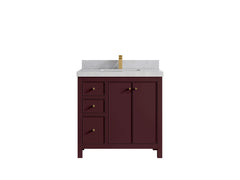 Chicago 36 in. W x 22 in. D Center Sink Bathroom Vanity - photo 15