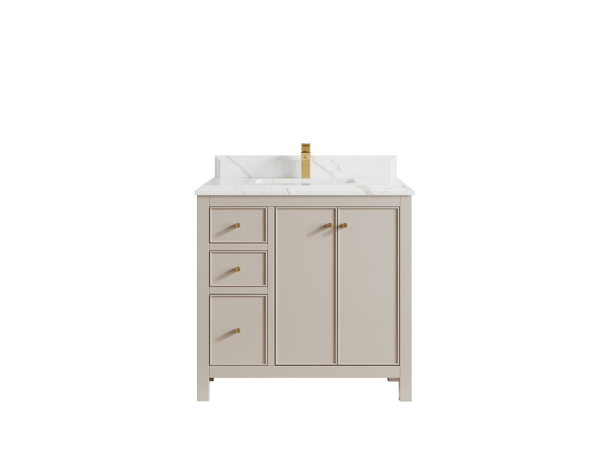 Chicago 36 in. W x 22 in. D Center Sink Bathroom Vanity - Willow Bath and Vanity
