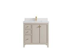 Chicago 36 in. W x 22 in. D Center Sink Bathroom Vanity - photo 27
