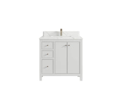 Chicago 36 in. W x 22 in. D Center Sink Bathroom Vanity - photo 25