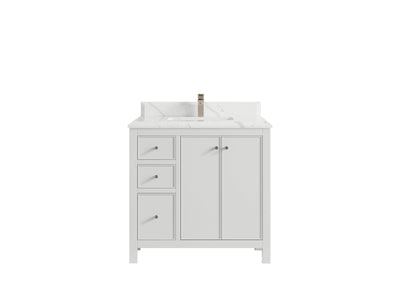 Chicago 36 in. W x 22 in. D Center Sink Bathroom Vanity - Willow Bath and Vanity