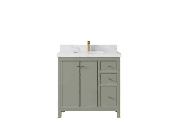 Chicago 36 in. W x 22 in. D Center Sink Bathroom Vanity - photo 21