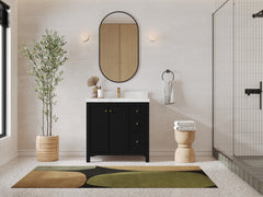 Chicago 36 in. W x 22 in. D Center Sink Bathroom Vanity - photo 4