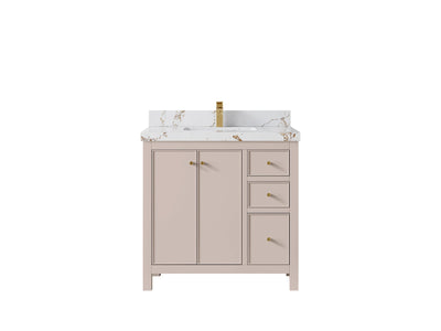 Chicago 36 in. W x 22 in. D Center Sink Bathroom Vanity - Willow Bath and Vanity