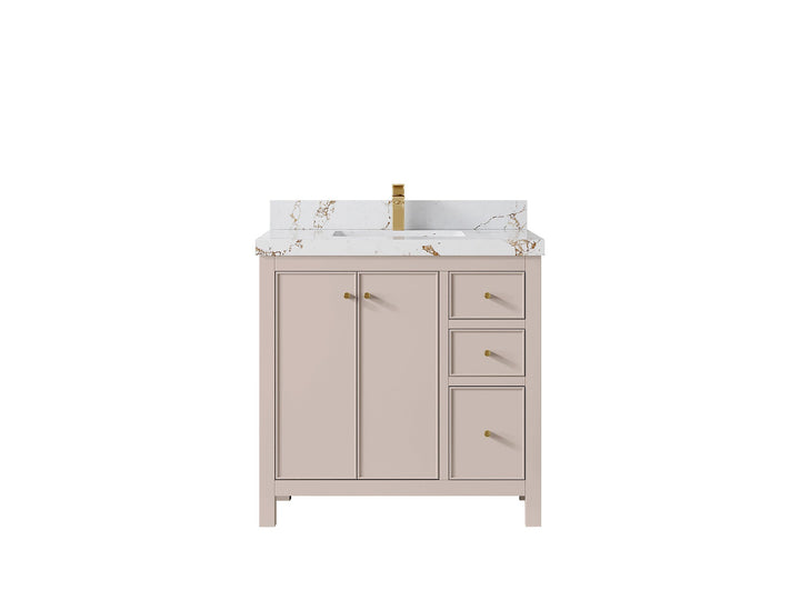 Chicago 36 in. W x 22 in. D Center Sink Bathroom Vanity - photo 39