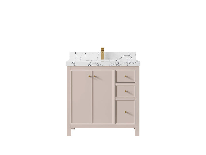 Chicago 36 in. W x 22 in. D Center Sink Bathroom Vanity - photo 41
