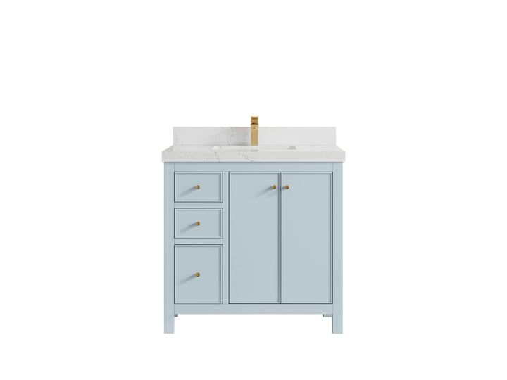 Chicago 36 in. W x 22 in. D Center Sink Bathroom Vanity - photo 31