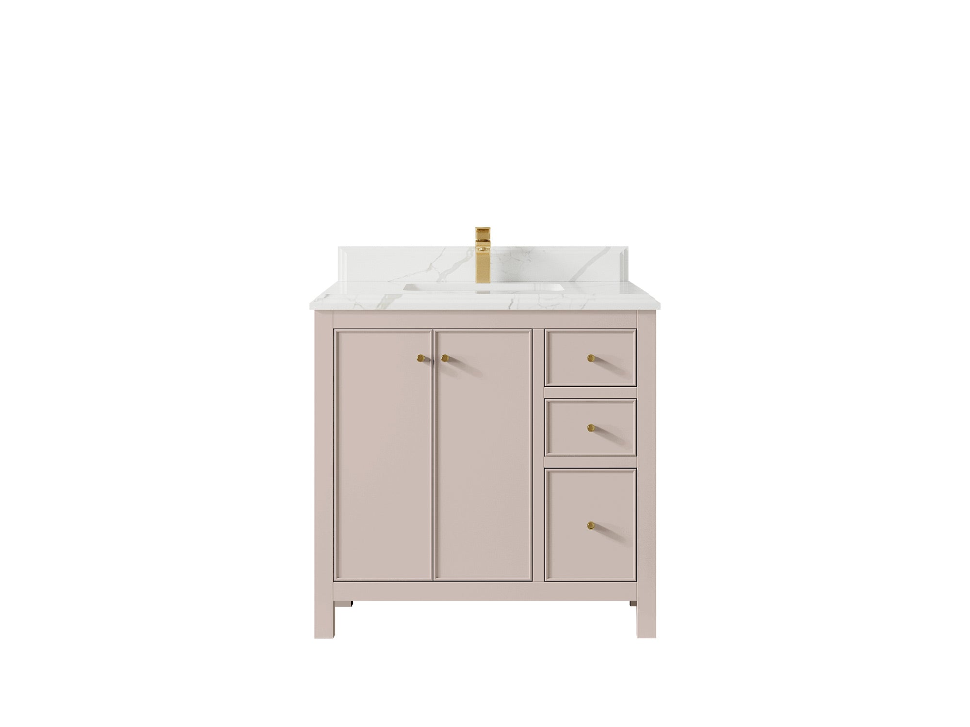 Chicago 36 in. W x 22 in. D Center Sink Bathroom Vanity - Willow Bath and Vanity