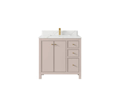 Chicago 36 in. W x 22 in. D Center Sink Bathroom Vanity - photo 25