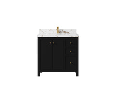 Chicago 36 in. W x 22 in. D Center Sink Bathroom Vanity - photo 39